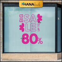 Decal Sale Off Trang Trí Chương Trình Khuyến Mãi Dán Lên Cửa Kính - SALE04