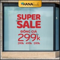 Decal Sale Off Trang Trí Chương Trình Khuyến Mãi Dán Lên Cửa Kính - SALE05