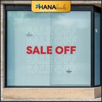 Decal Sale Off Trang Trí Chương Trình Khuyến Mãi Dán Lên Cửa Kính - SALE03