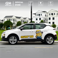 Decal Tem dán xe VF5 MINION - Mẫu 042 - Tùy chỉnh thiết kế theo yêu cầu