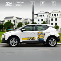 Decal Tem dán xe VF5 MINION - Mẫu 042 - Tùy chỉnh thiết kế theo yêu cầu