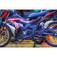 Decal Tem Rời Xe  Honda Sonic 150R Dán Xe Đỏ Đen - Mẫu Mới