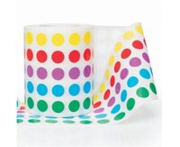 Decal tem tròn nhiều màu - chấm bi