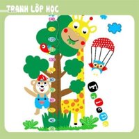 Decal Thước đo chiều cao cho bé 029
