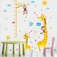 Decal Thước đo Hươu Khỉ thương nhau