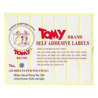 Decal Tomy 119 --&gt; 124 - No 120