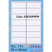 Decal Tomy A4 mã 131