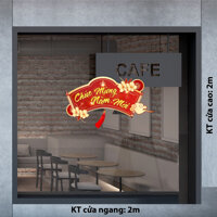 DECAL TRANG TÍ TẾT BẢNG TREO CHỮ CHÚC MỪNG NĂM MỚI