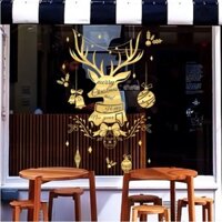 Decal trang trí Noel - Tuần lộc to