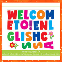 Decal trang trí phòng-lớp Tiếng Anh: WELCOME TO ENGLISH CLASS