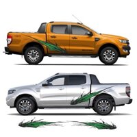 Decal trang trí sườn xe ô tô, xe bán tải, truck, wrap, wildtrack, Ford Ranger,Chevrolet Colorado,..