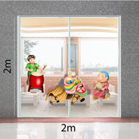 Decal trang trí trung thu 2020 vui cùng lân sư số 1