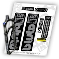 Decal Trang Trí Xe Đạp rockshox bluto klaten
