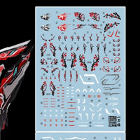 Decal trượt nước 1010 MG MB 1: 100 khung đỏ lạc lối