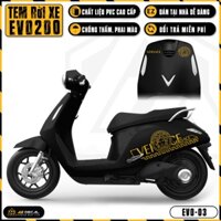 Decal Xe Máy Evo 200 | EVO-03 | Team Decal Hình Dán Xe Máy Evo 200 Chống Phai Màu