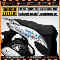 Decal Xe SH Mode Mẫu Doraemon | SM08 | Tem SH Nữ Dễ Thương, Áp Dụng Xe Màu Đen, Trắng, Đỏ, Bạc Đen, Kem