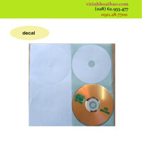 Decal/nhãn dán đĩa cd, dvd/100c có hoa văn [!!K]