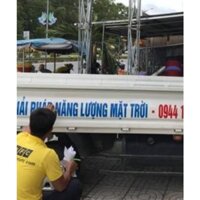 Decan dán xe tải, xe ben  cắt theo yêu cầu