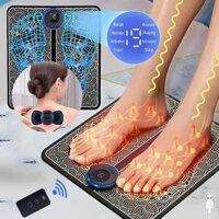 Decinie EMS Máy Mát Xa Chân Miếng Lót Di Động Có Thể Gập Lại Thảm Massage Xung Kích Thích Cơ Cải Thiện Tuần Hoàn Máu Giảm Đau Thư Giãn Bàn Chân 8 Chế Độ Massage & 19 Cấp Độ Cường Độ