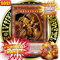 Deck Bài Yugioh Egyptian God - The Winged Dragon Of Ra 54 Lá (Bài in Cán màng Chất Lượng Cao)