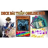 Deck Bài Yugioh EGYPTIAN GOD DECK OBELISK THE TORMENTOR 2021 - New 36 Lá