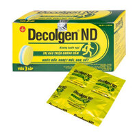 Decolgen ND 500mg giảm các triệu chứng cảm lạnh, cúm, sốt, đau họng, n