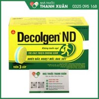 Decolgen ND điều trị cảm, viêm mũi dị ứng