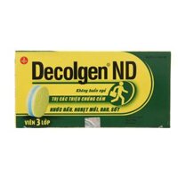 Decolgen ND không buồn ngủ (H30vỉ x4viên) – vỉ