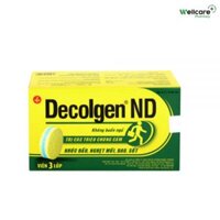 DECOLGEN ND– Thuốc Trị Cảm Cúm, Không Gây Buồn Ngủ