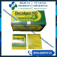 Decolgen ND (Vỉ x 4 viên) – Thuốc điều trị cảm cúm, viêm mũi, viêm xoang