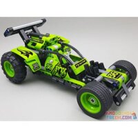 Decool 3805 Jisi 3805 non Lego ĐUA XE ĐỊA HÌNH bộ đồ chơi xếp lắp ráp ghép mô hình Technic MECFACTOR POWERED PULLBACK BUGGY Kỹ Thuật Công Nghệ Cao Mô Hình Phương Tiện 301 khối