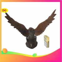 [Decor Cao Cấp ] Gạt tàn đại bàng gốc cây gỗ muồng đen bằng tượng đại bàng  cao  30cmx32cmx8cm