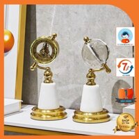 [Decor] Combo đồng hồ và quả địa cầu để bàn, trang trí bàn - kệ xinh đẹp DECOR-09A - DECOR-09B