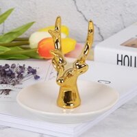 [DECOR] Đầu Hươu Vàng Treo Trang Sức - giúp làm đẹp nơi trang điểm của các bạn nữ