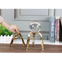 DECOR ĐỂ BÀN - CẦU THỦY TINH GIÁ TRÒN NHỎ BJ-0045-S