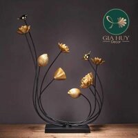 Decor mẫu chim bói cá hoa sen GH-DC0749