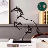 Decor ngựa hắc mã xung phi GH-DC0855
