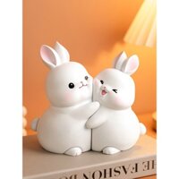 Decor phòng Sáng Tạo Hình Thỏ Bookend Giá Đỡ Sách Trang Trí Nghiên Cứu Văn Phòng Để Bàn Giá Sách Trang Trí Nhà Quà Tặng