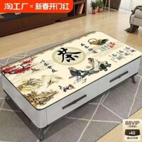 decorative tablecloths tablecloths study table stickers Khăn Trải Bàn 3d Ba Chiều Chống Thấm Nước Chống Thấm Nước Chống Bỏng Rửa Không Chứa Dày Bàn Cà Phê Thảm Bàn Làm Việc