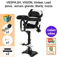 DECROOM Ghế ngồi xe máy cho bé VESPA lead VISION SH xman v..v 0-8 tuổi Sự an toàn