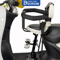 DECROOM Ghế ngồi xe máy cho bé, ngả 30 độ Ghế ngồi xe máy đứa trẻ, Ghế Ngồi Xe Điện em Bé Có lò Xo Giảm