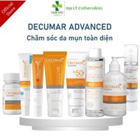 DECUMAR ADVANCED [Gel rửa mặt kiềm nhờn, gel ngừa mụn, kem chống nắng, viên uống, sữa tắm] Decuma, dercuma, kem nghệ)