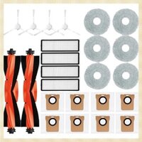 [Deeamber.vn] Dành cho Robot hút bụi Xiaomi X20 + / X20 Plus Robot hút bụi Bàn chải bên chính Bộ lọc Hepa Cây lau nhà Vải Túi đựng bụi Phụ kiện