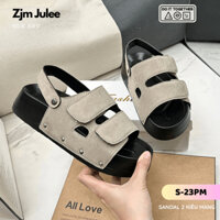 [DeerTree] Dép sandal nữ ulzzang S.Yu-05 bản QCCC hot trend - Dép quai hậu nữ quai da mềm thời trang