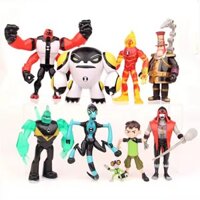 Defenders of the Earth Teen Hacker figures 9 Ben10 Little Monsters light-up búp bê búp bê mô hình tượng nhỏ đồ chơi