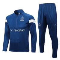 Defoot 22-23 Marseille Áo tập luyện dài tay Half Zip Quần áo thể thao nam mỏng