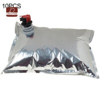 DEGTNB 10 Cái 3L Lá Túi Bảo Quản Hộp Rượu Nước Giá Đỡ Lỏng Bướm Tập Hộp Đựng