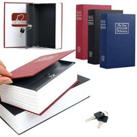 DEGTNB Sáng Tạo Booksafe Lock Key Book Safe Diversion Secret Hidden Security Stash Box