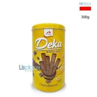 Deka Bánh xốp ống socola chuối