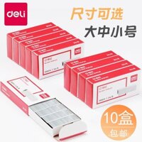 Deli 0012 Kim bấm 24/6 loại phổ thông 0018 Kẹp giấy 0016 Ghim 0010/0013/0014 Ghim 0024 Kẹp giấy màu 0021 Ghim T 0020 Ghim bấm